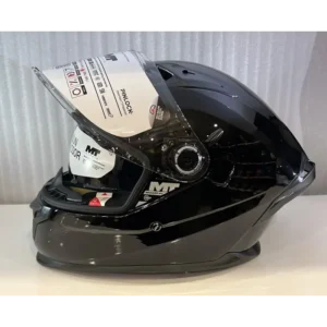 MT Braker sv parlak siyah kask (şeffaf vizörlü biçimde) gönderilecektir